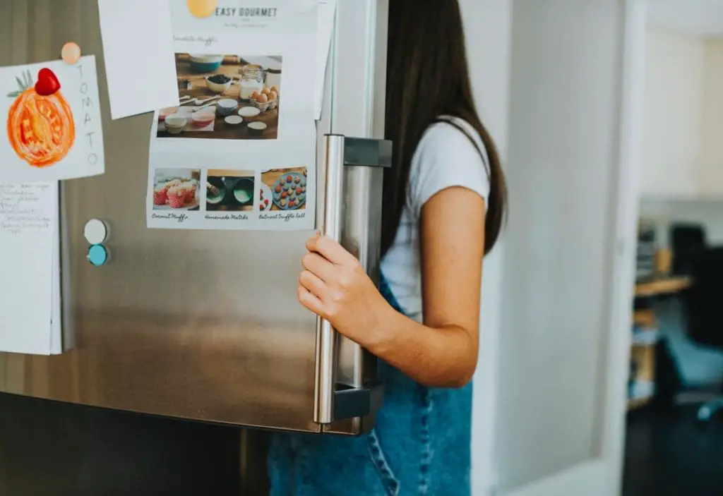 Woman Looking in Fridge
